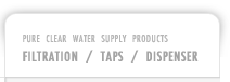 pure clear water supply producs list'